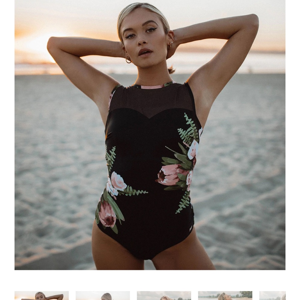 Albion Maria Carolina print swimsuit worn once small